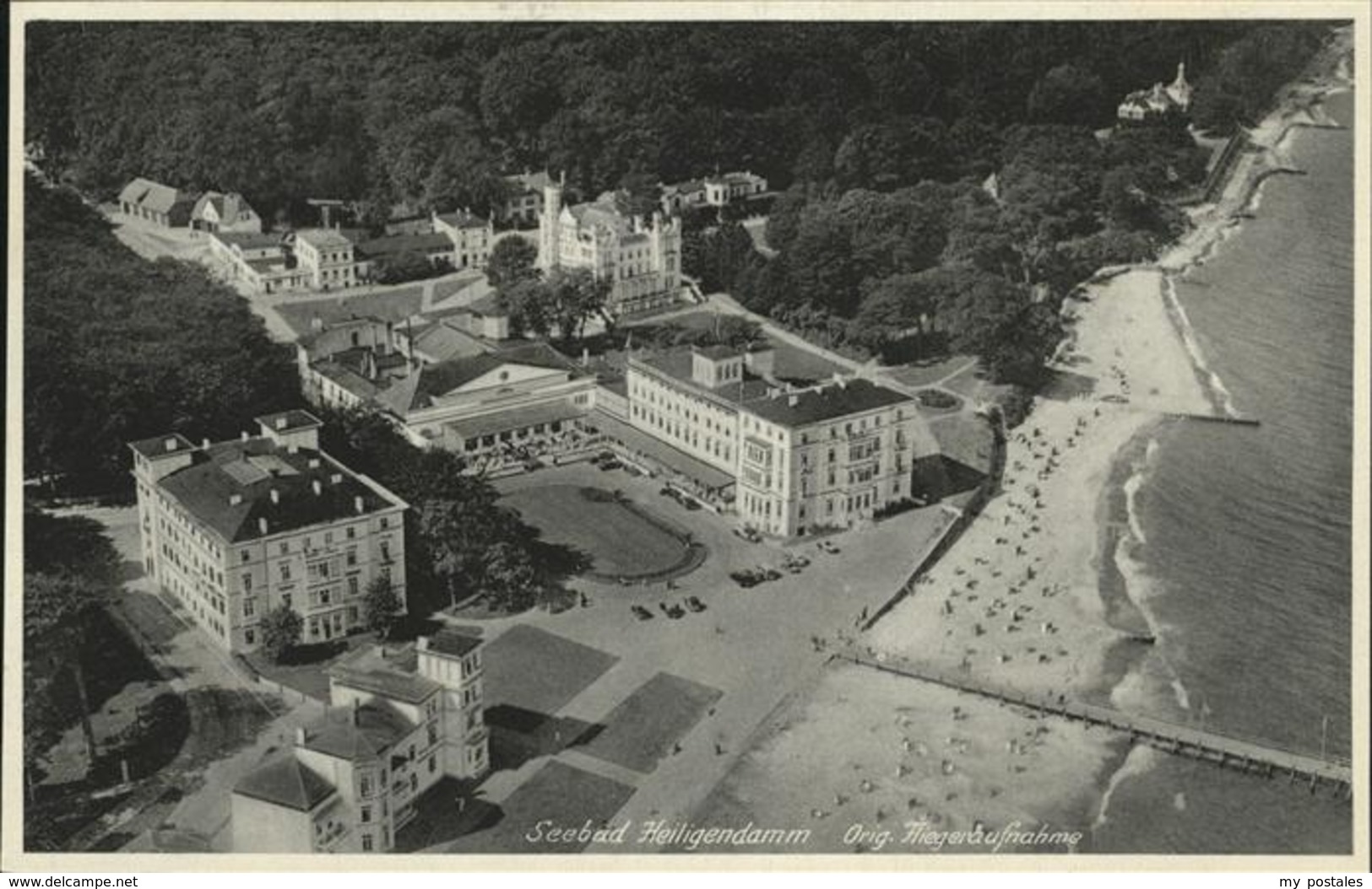 41237044 Heiligendamm Ostseebad Fliegeraufnahme Strand Steg Heiligendamm - Heiligendamm