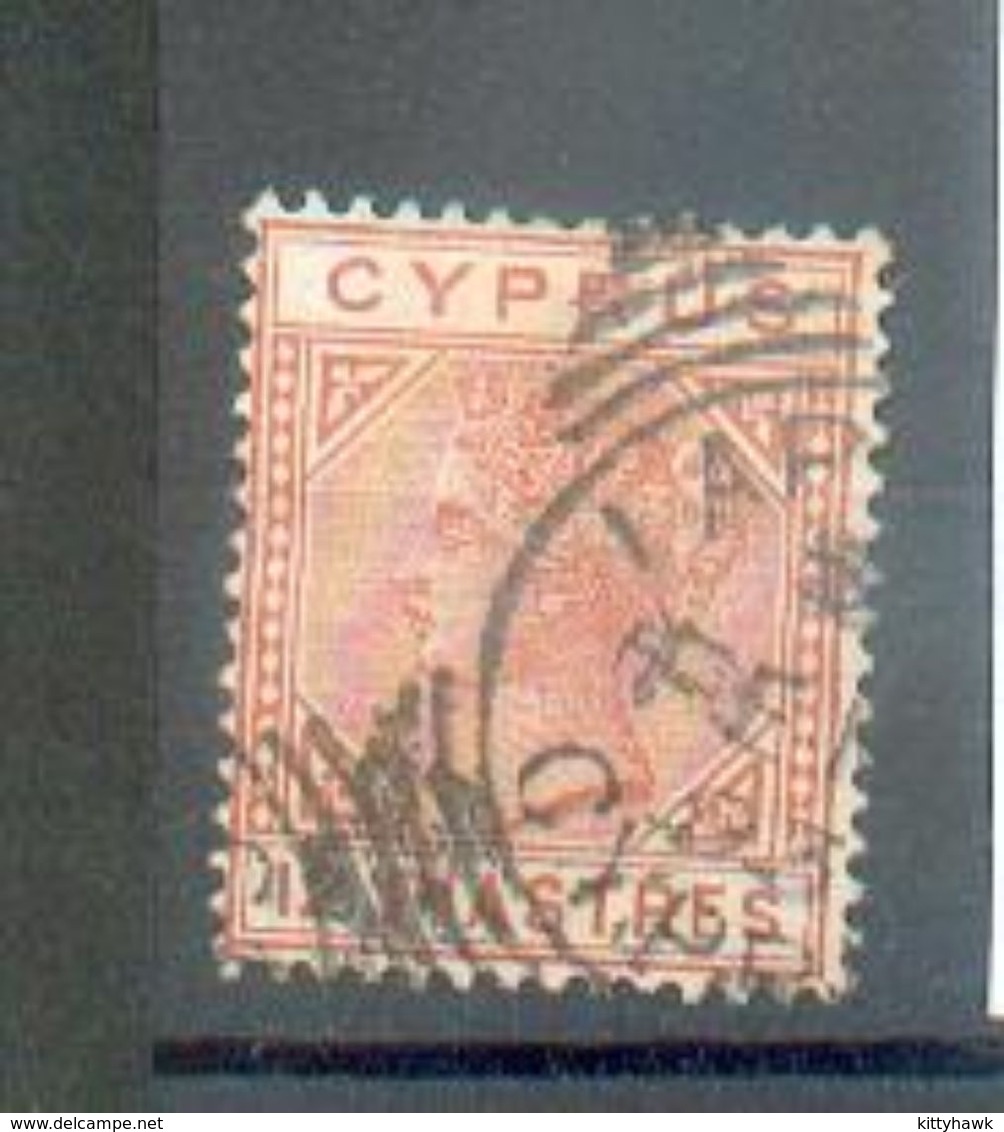 D196 - CHYPRE - YT 22 Pl 1 ° Obli - Zypern (...-1960)