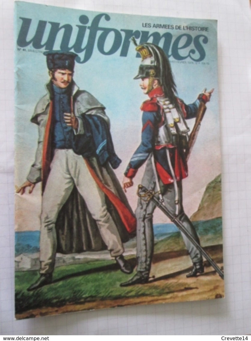 GA ZU Revue Uniformologie Militaria GAZETTE DES UNIFORMES N°41  , Sommaire En Photo 2 , Format A4 ,valait Quand Même 30 - Uniforms