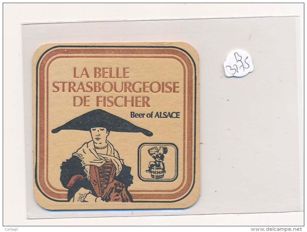 AC ( Sous-Bocks)  - B3275 -La Belle Strasbourgeoise De Fischer ( Bière) - Beer Mats