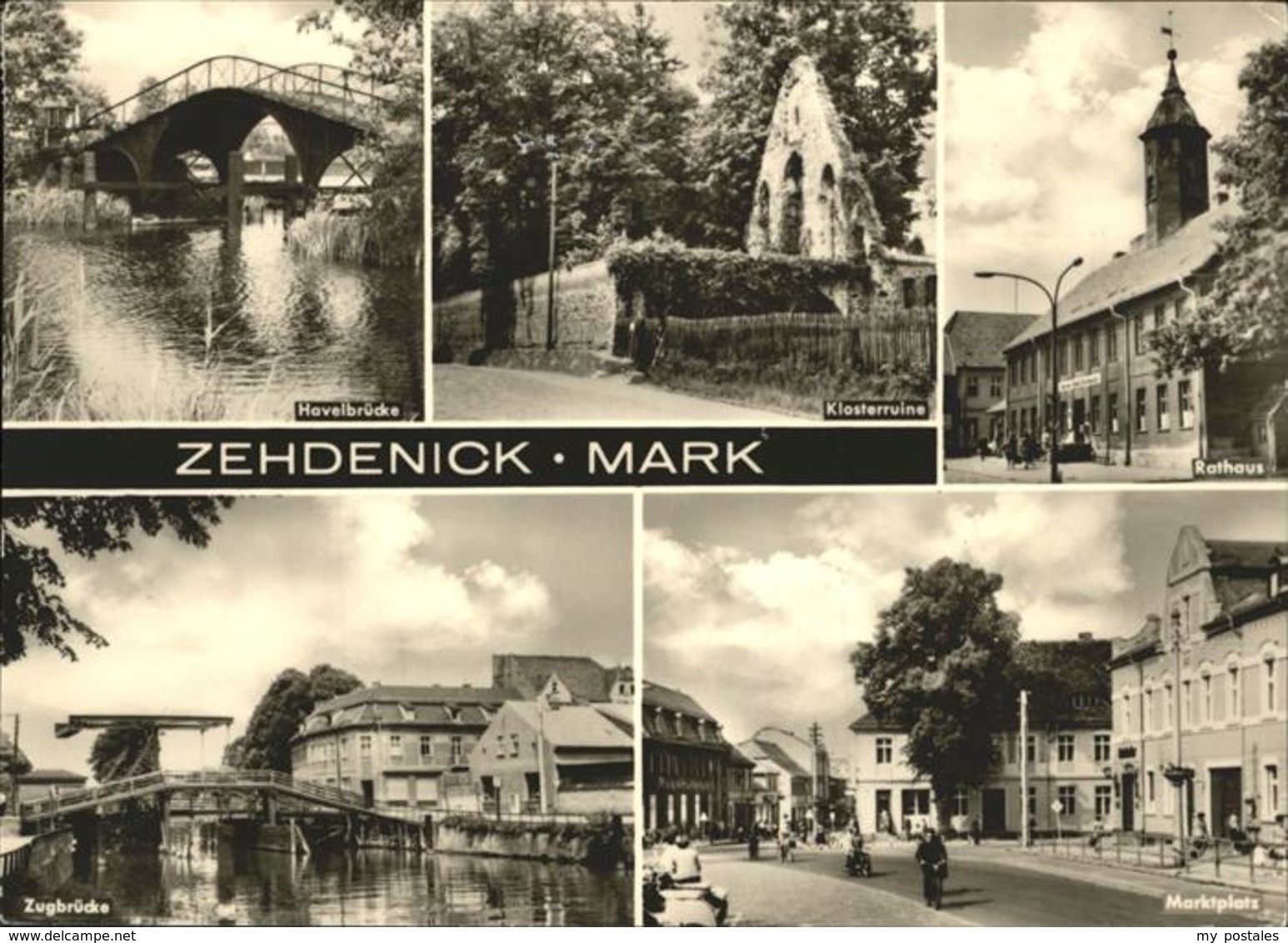 41264288 Zehdenick Rathaus Marktplatz Zugbruecke Klosterruine Zehdenick - Zehdenick