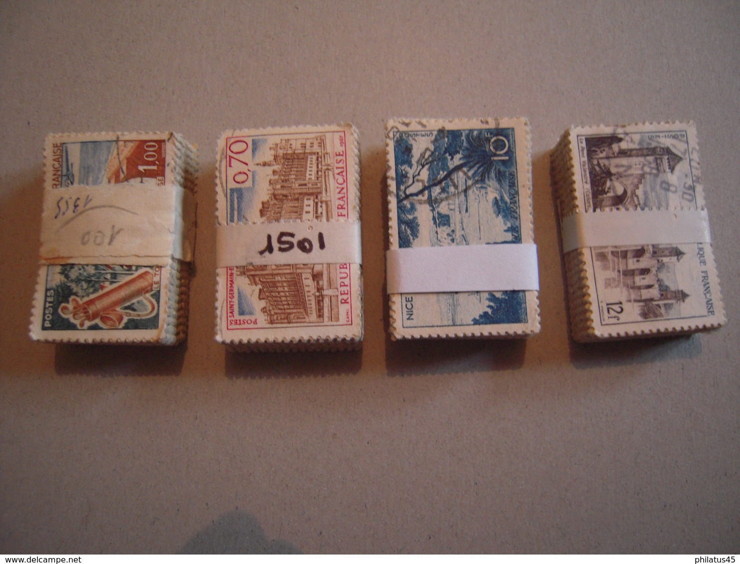 FRANCE LOT DE 4 BOTTES DE 100 TIMBRES - Other & Unclassified