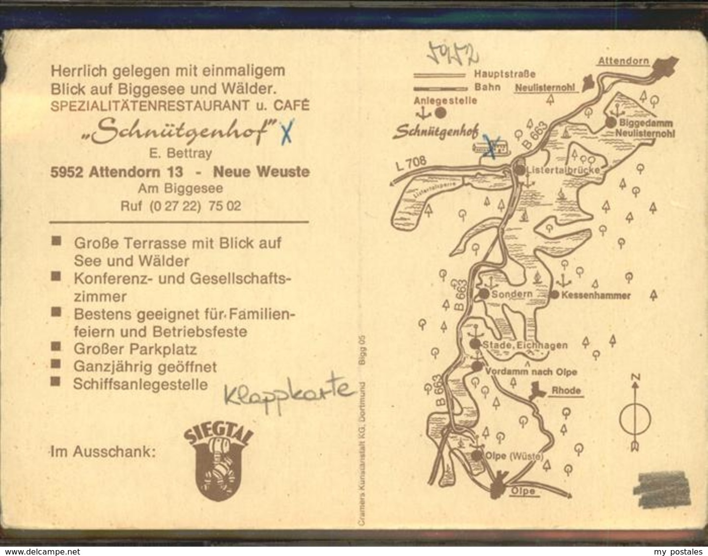 41274058 Attendorn Restaurant Cafe Schnuetgenhof Biggesee Attendorn - Attendorn