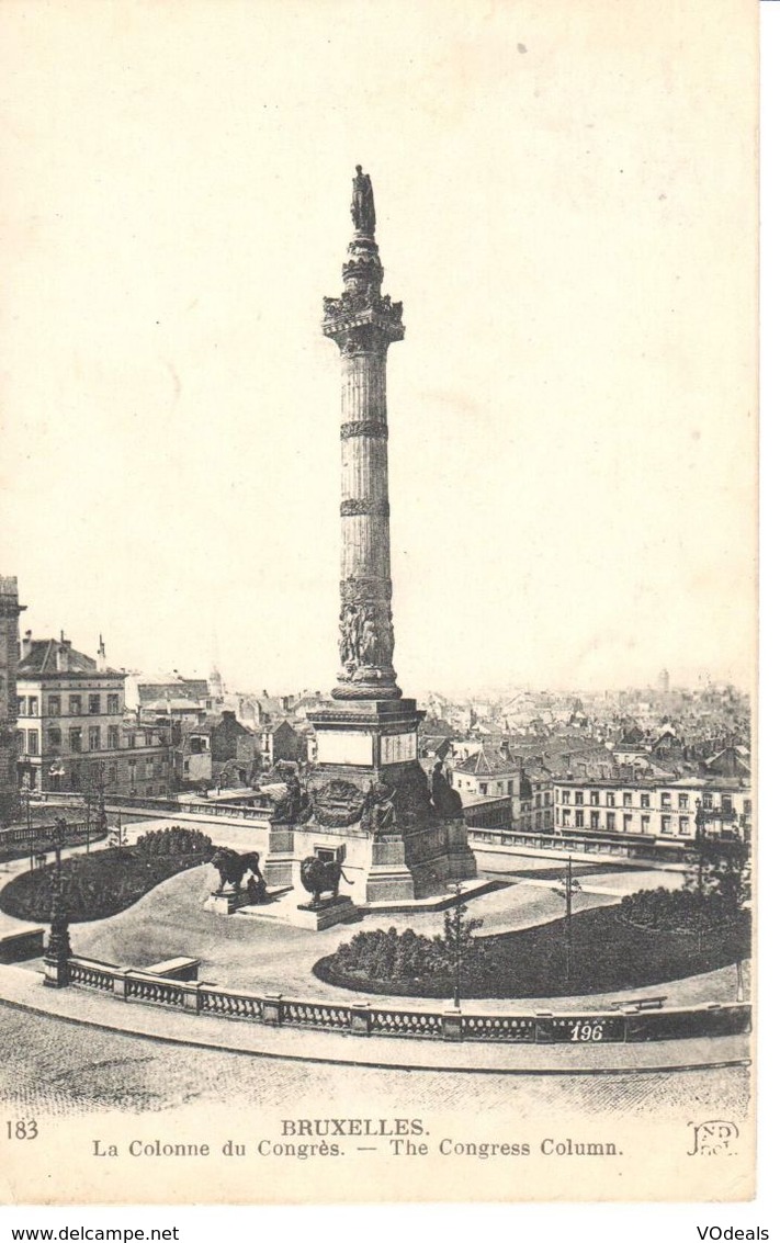 Bruxelles - CPA - Brussel - Colonne Du Congrès - Berühmte Personen