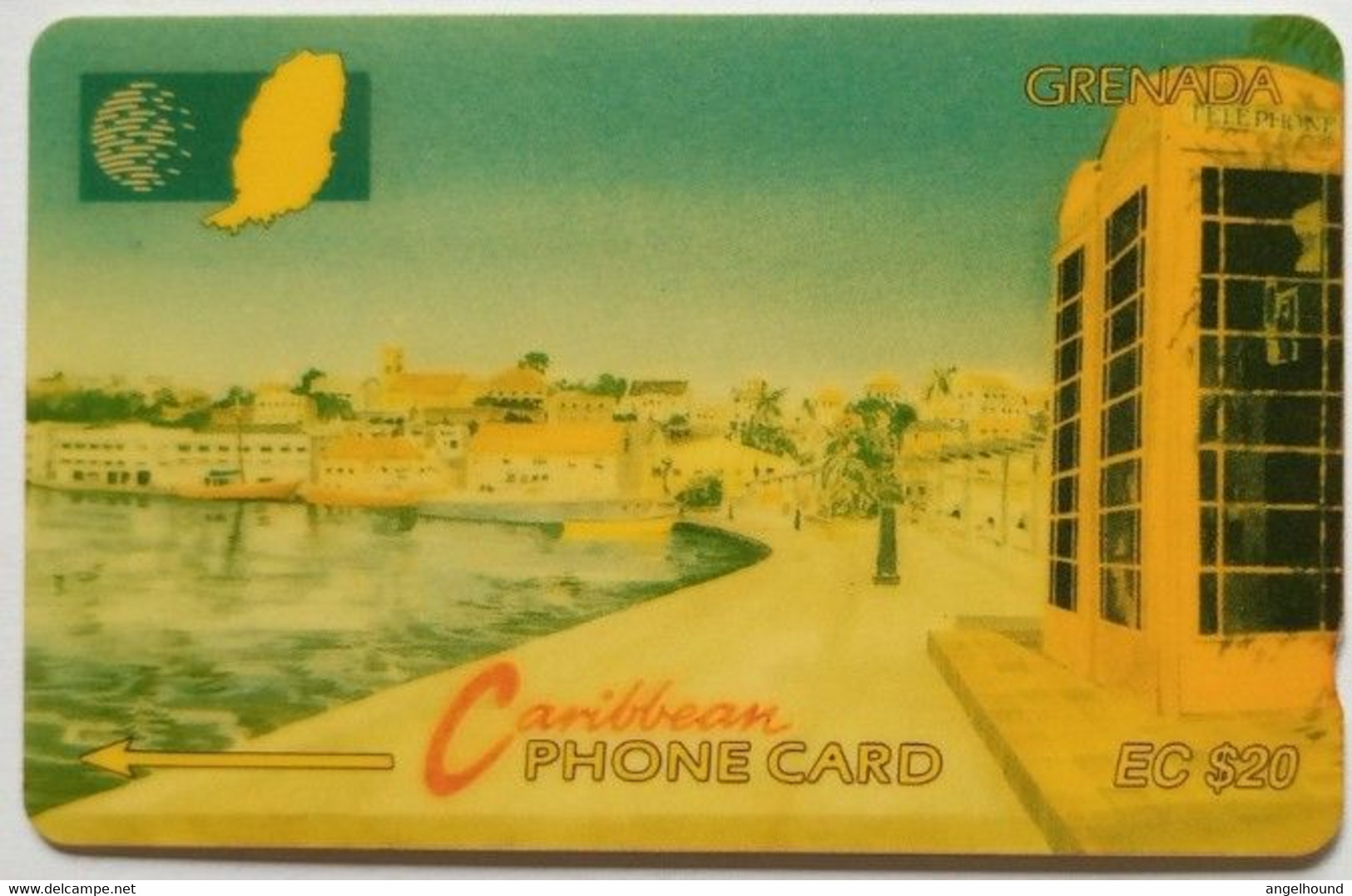 Grenada Cable And Wireless 8CGRB EC$20 "Carenage St. Georges  " - Grenada (Granada)