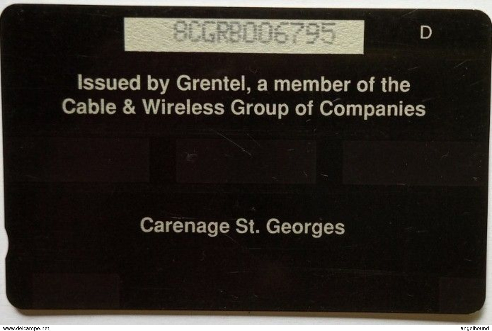 Grenada Cable And Wireless 8CGRB EC$20 "Carenage St. Georges  " - Granada