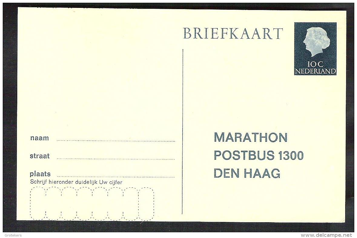 NEDERLAND Briefkaart Geuzendam P 330 B  **  MARATHON Prijsvraag - Postwaardestukken