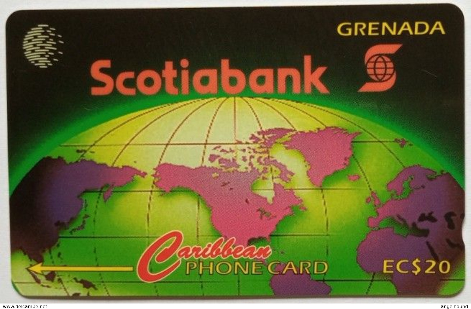 Grenada Cable And Wireless EC$20 11CGRA " Scotiabank" - Grenade