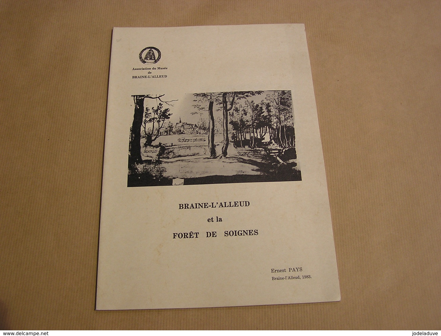 BRAINE L' ALLEUD ET LE FORÊT DE SOIGNES Ernest Pays 1983 Régionalisme Brabant Wallon Carte Plan Cartographie Bornes - Belgique
