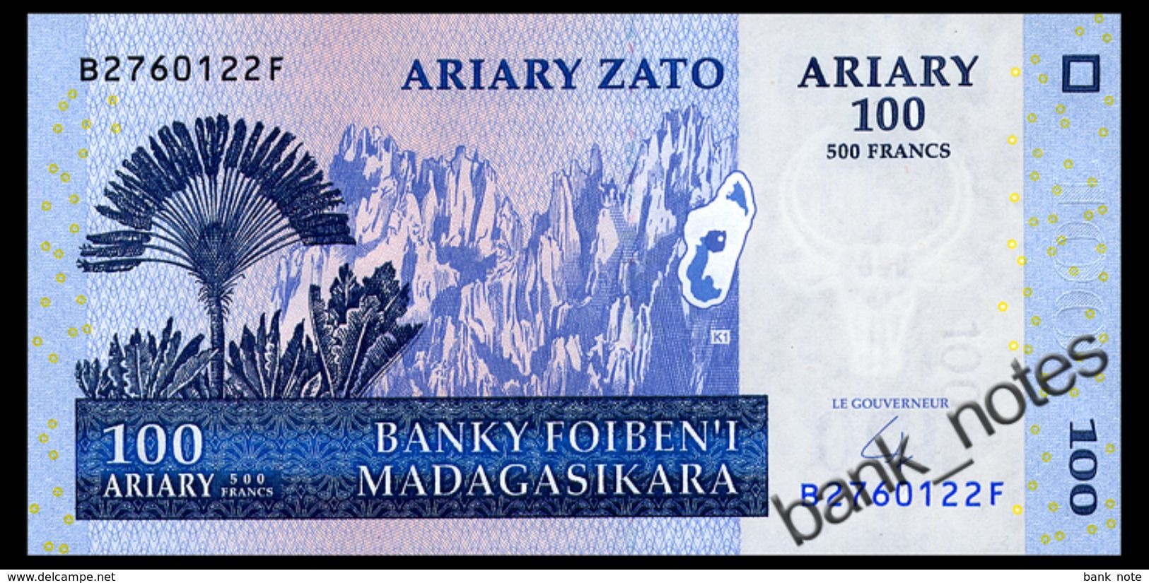 MADAGASCAR 100 ARIARY 2004 Pick 86b Unc - Madagaskar