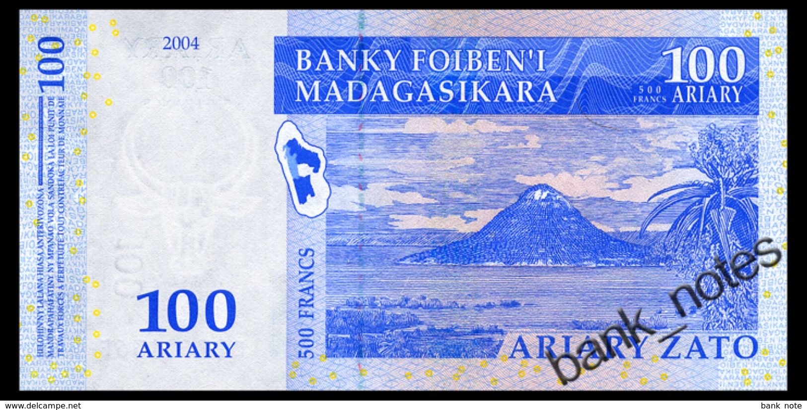 MADAGASCAR 100 ARIARY 2004 Pick 86b Unc - Madagascar