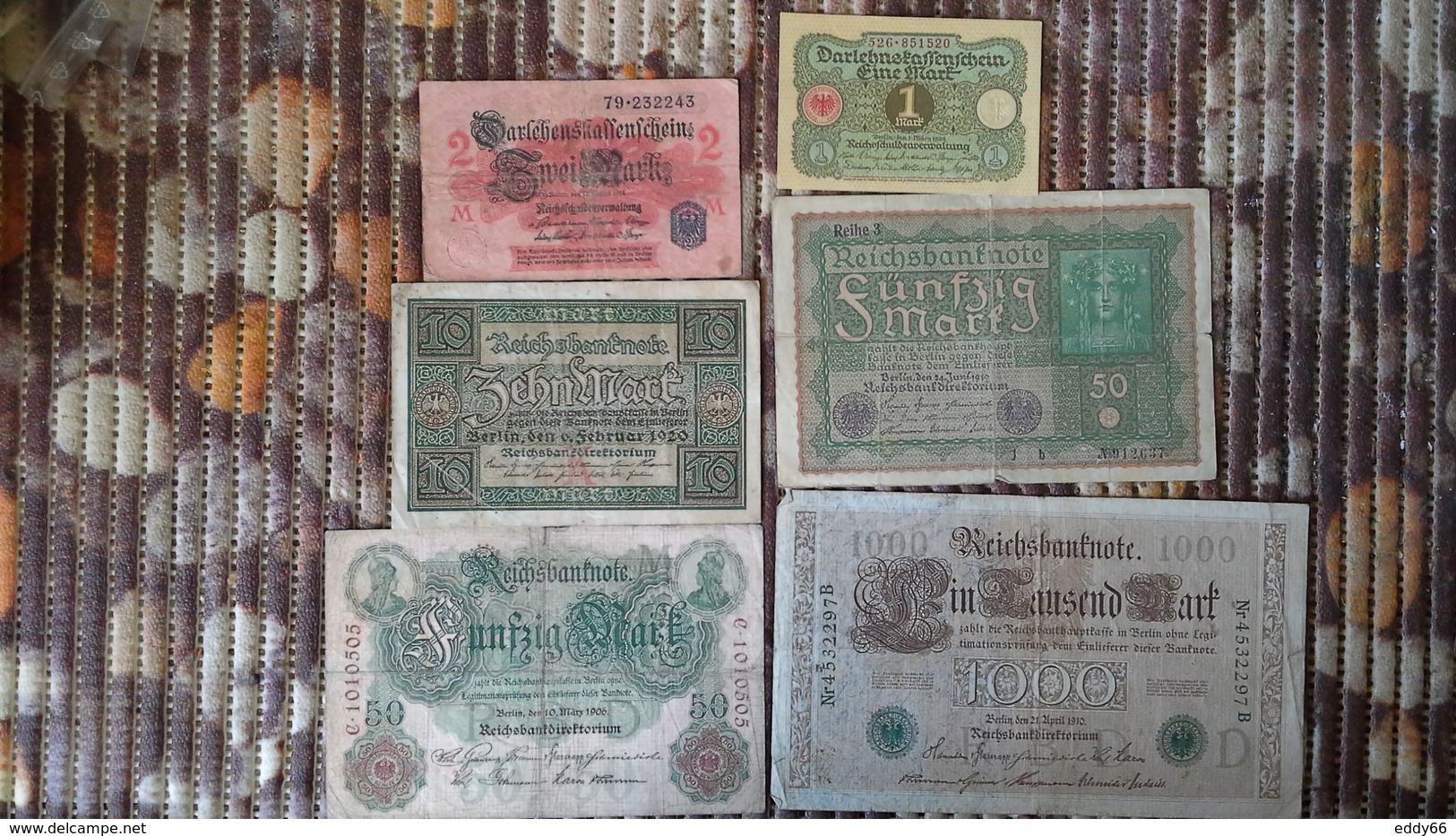 Lot Geldscheine Deutsches Reich - Colecciones