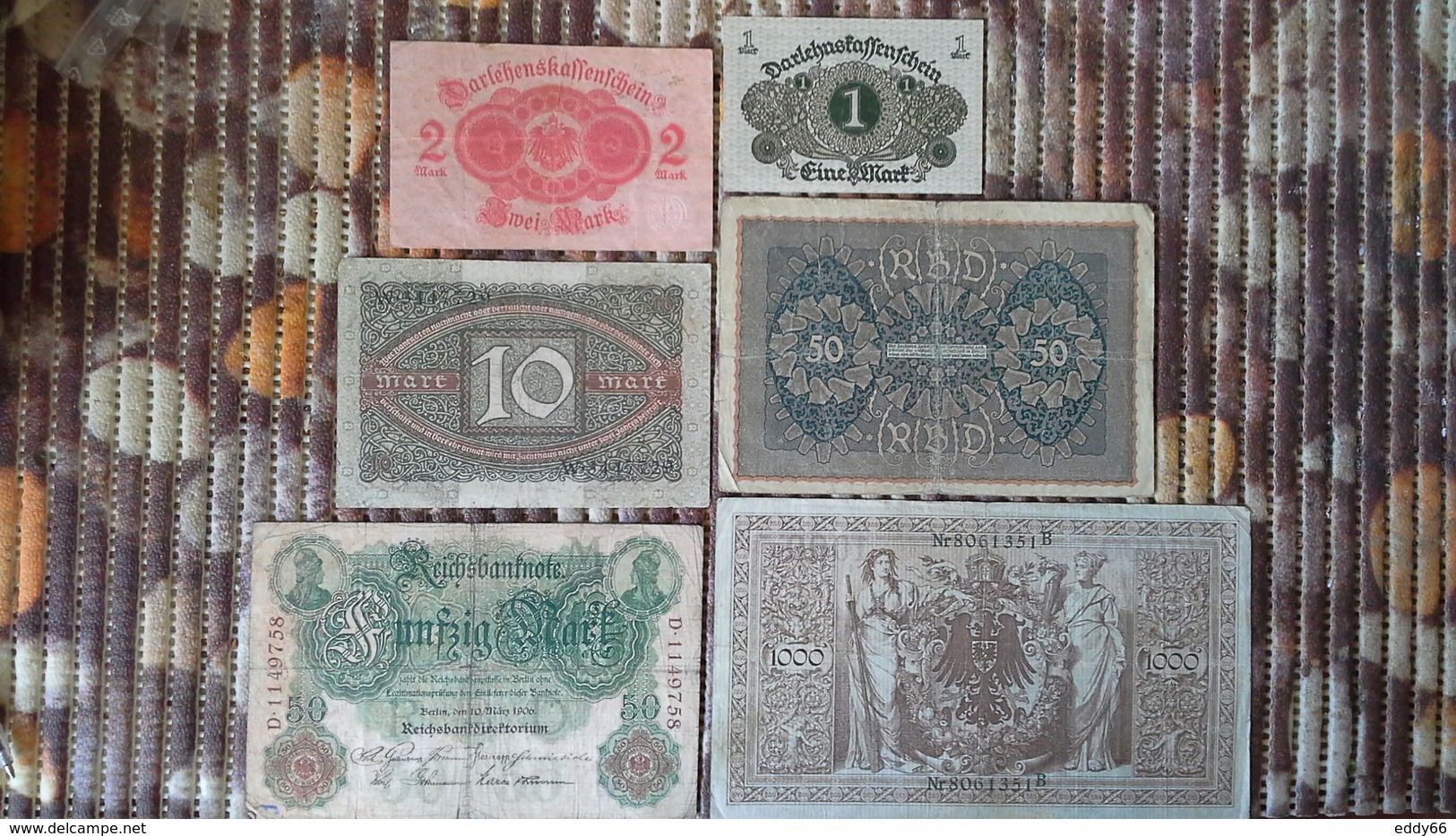 Lot Geldscheine Deutsches Reich - Colecciones