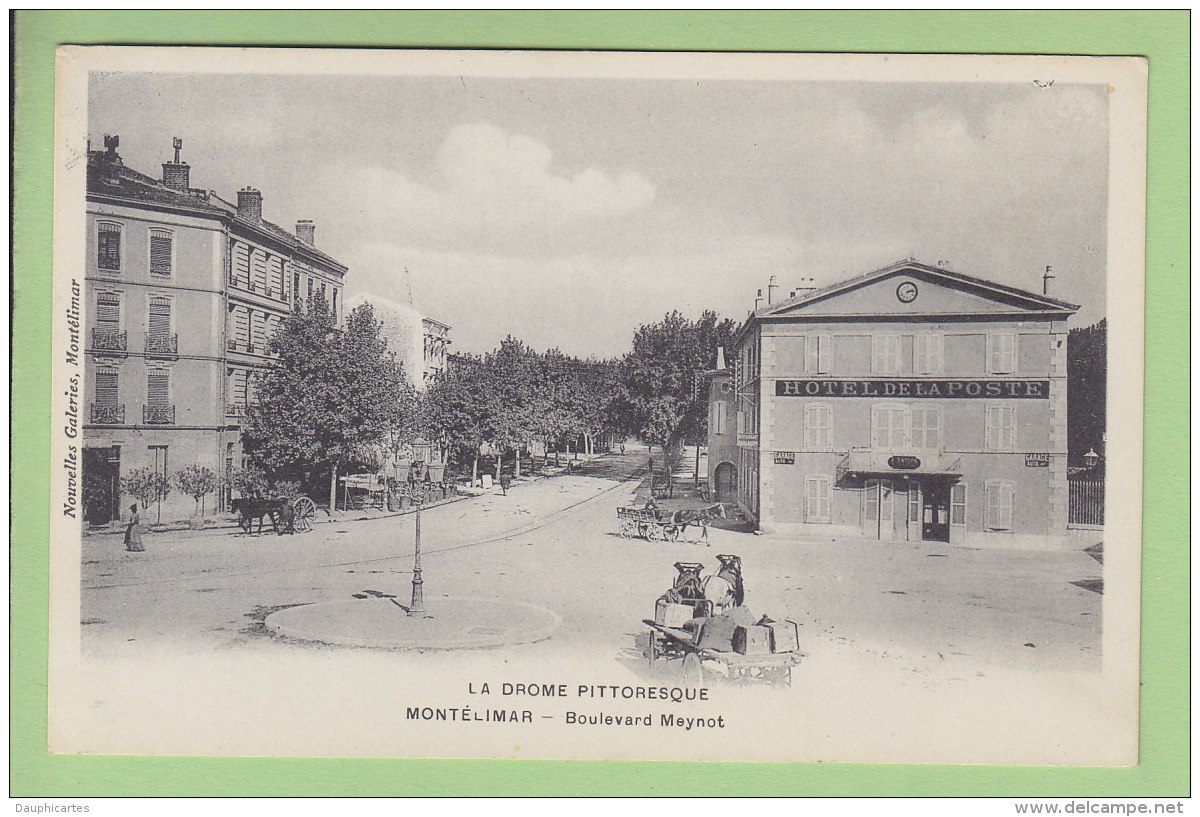 MONTELIMAR : Boulevard Meynot. 2 Scans. Edition Nouvelles Galeries - Montelimar