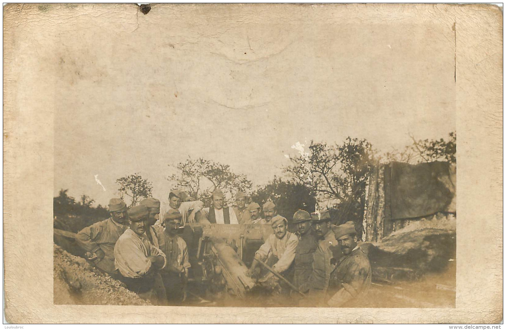 CARTE PHOTO GROUPE DE SOLDATS - Autres & Non Classés