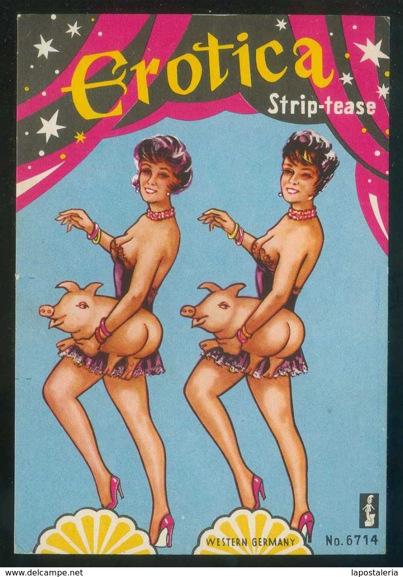 Western Germany. *Erotica. Strip-tease* Sin Datos Nº 6714. Dorso Sin Imprimir. - Cabaret