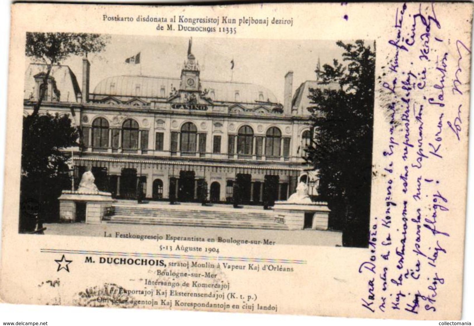 9 Oude Postkaarten  Esperanto Kunsttaal , Nieuwjaarswensen, Nova Jaro  Zamenhof 1859-1917, Antwerpen Sluitzegels - Esperanto
