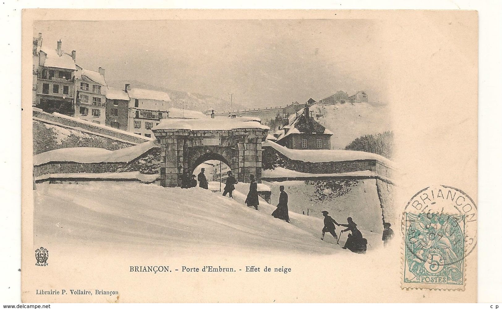 Briançon - Porte D'Embrun  - Effet De Neige  -  CPA° - Briancon