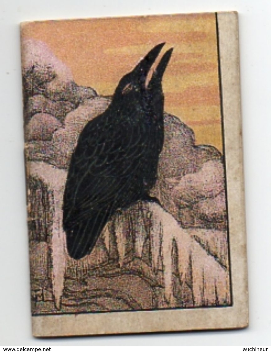 Calendrier De Poche 1903, Cacao Van Houten Corbeau Corneille 5,5 X 8 Cm - Petit Format : 1901-20