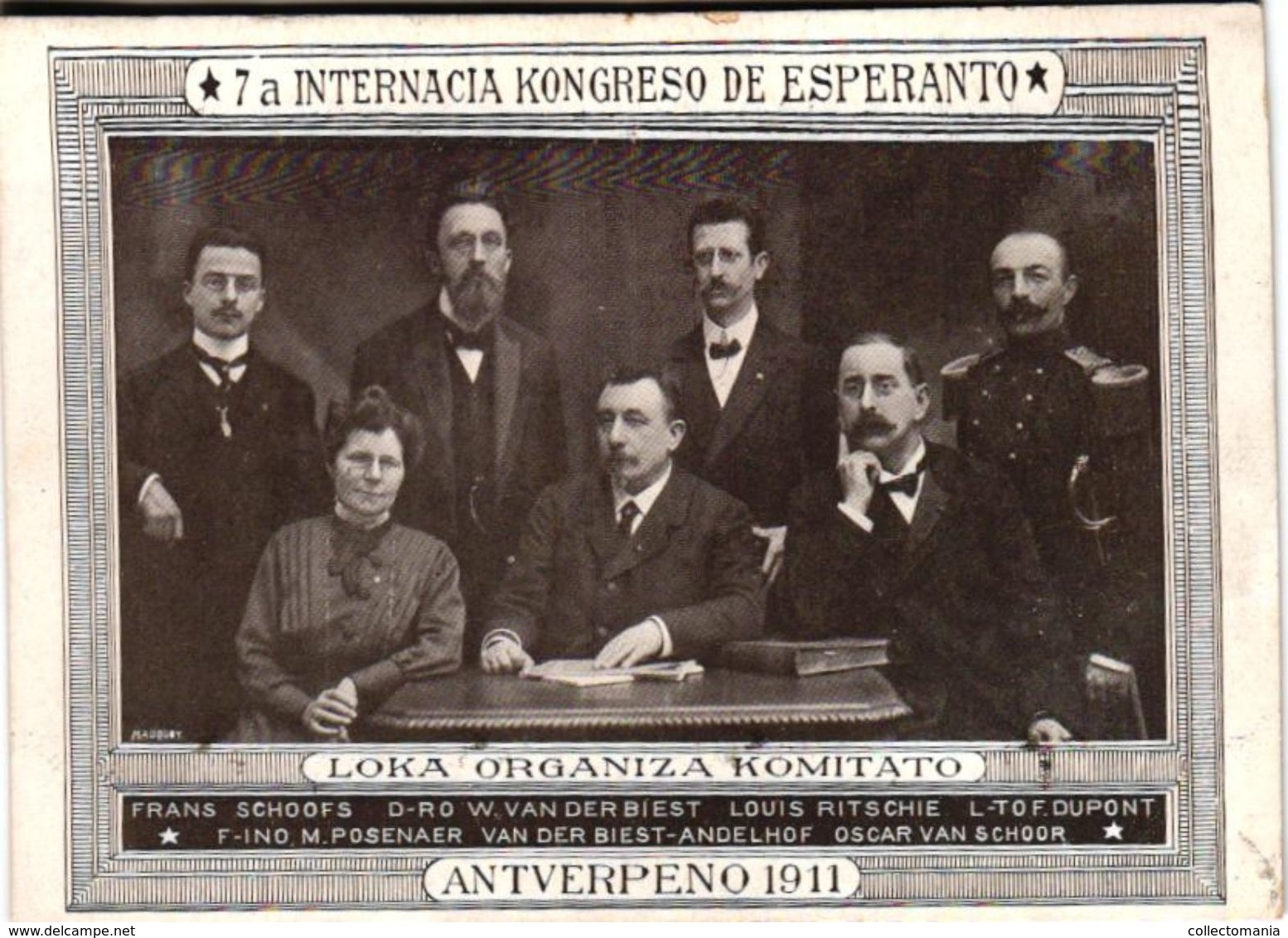 2 CPA  Esperanto Internacia Kongreso De Esperanto  Antverpeno 1911 - Esperanto