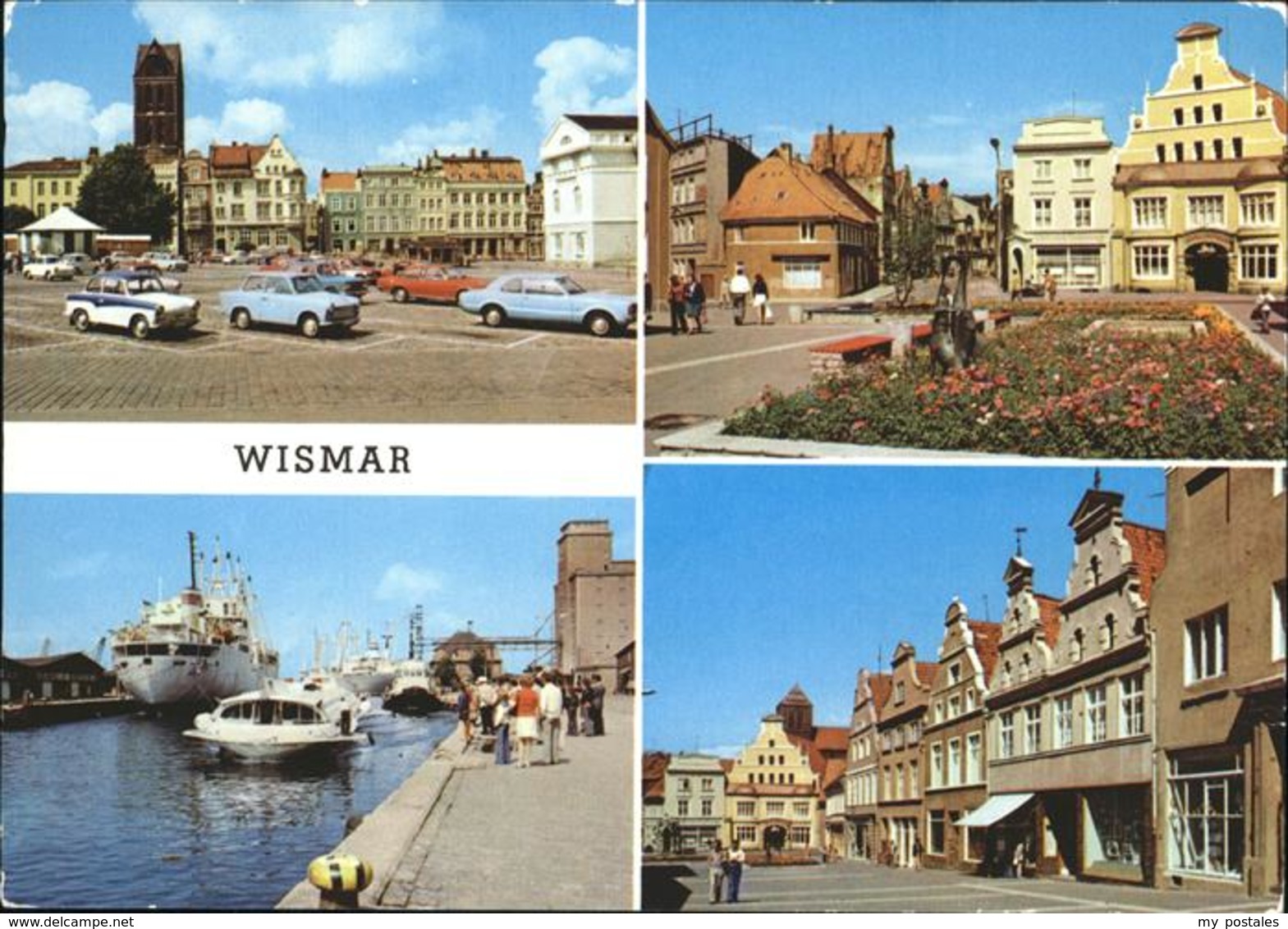 41234791 Wismar Mecklenburg Markt Ecke Kraemerstrasse Hafen  Wismar - Wismar