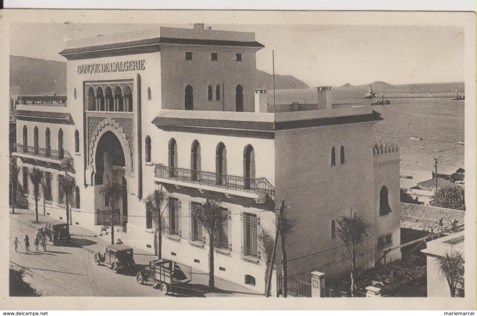 ALGERIE - PHILIPPEVILLE - LA BANQUE DE L'ALGERIE - (VEHICULES ANCIENS) - Other & Unclassified