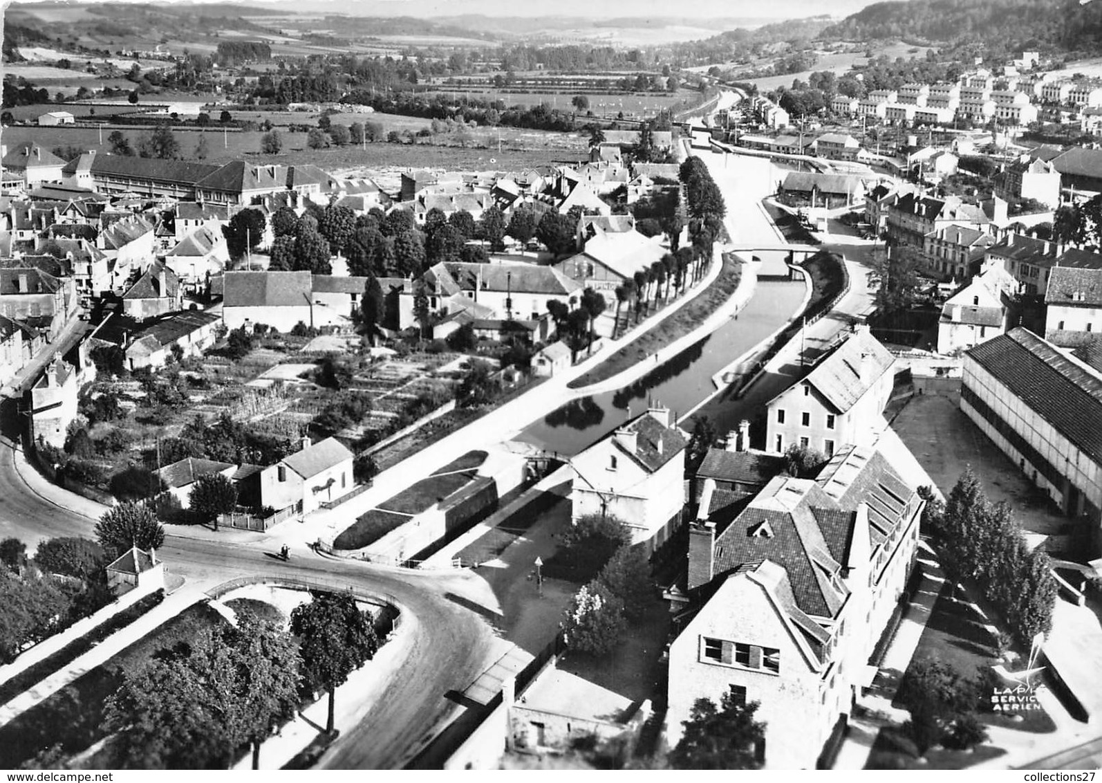 21-MONTBARD- VUE DU CIEL - Montbard