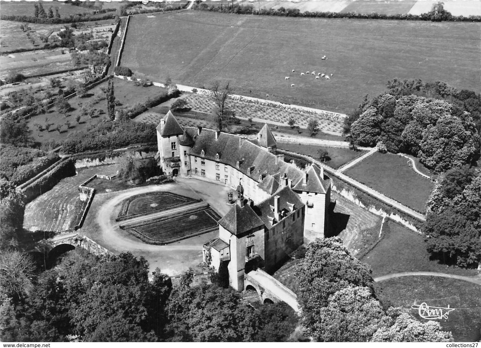 21-EPOISSES- VUE  AERIENNE DU CHATEAU - Autres & Non Classés