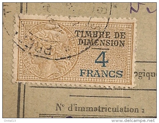 RECEPISSE DE DECLARATION / CARTE GRISE / CIRCULATION DES AUTOMOBILES 1934 / RENAULT MT / BASSES ALPES CPA1430 - Autres & Non Classés