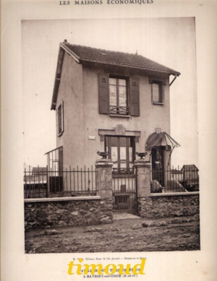 LES MAISONS ECONOMIQUES / SAVIGNY SUR ORGE / SEINE & OISE / A. BERNET  Architecte / 1929 - Architecture