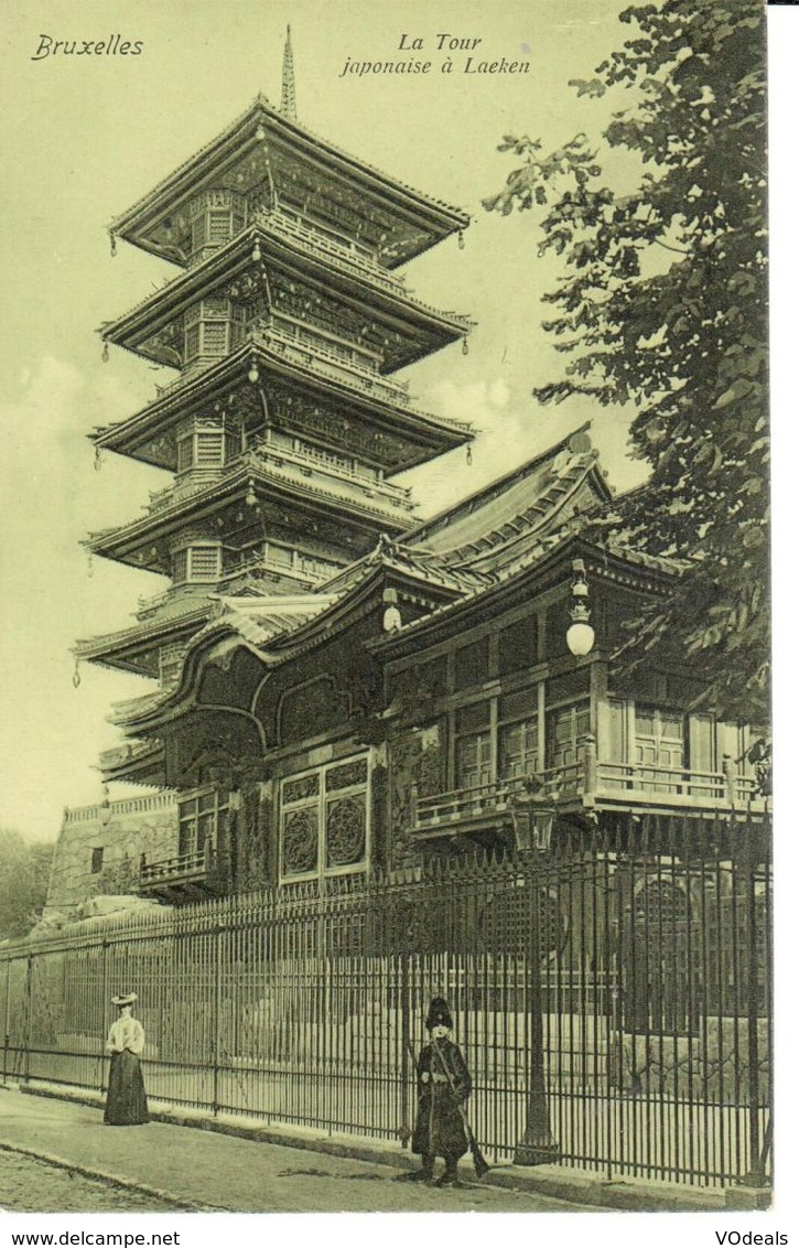 Bruxelles - CPA - Brussel - Laeken - La Tour Japonaise - Laeken