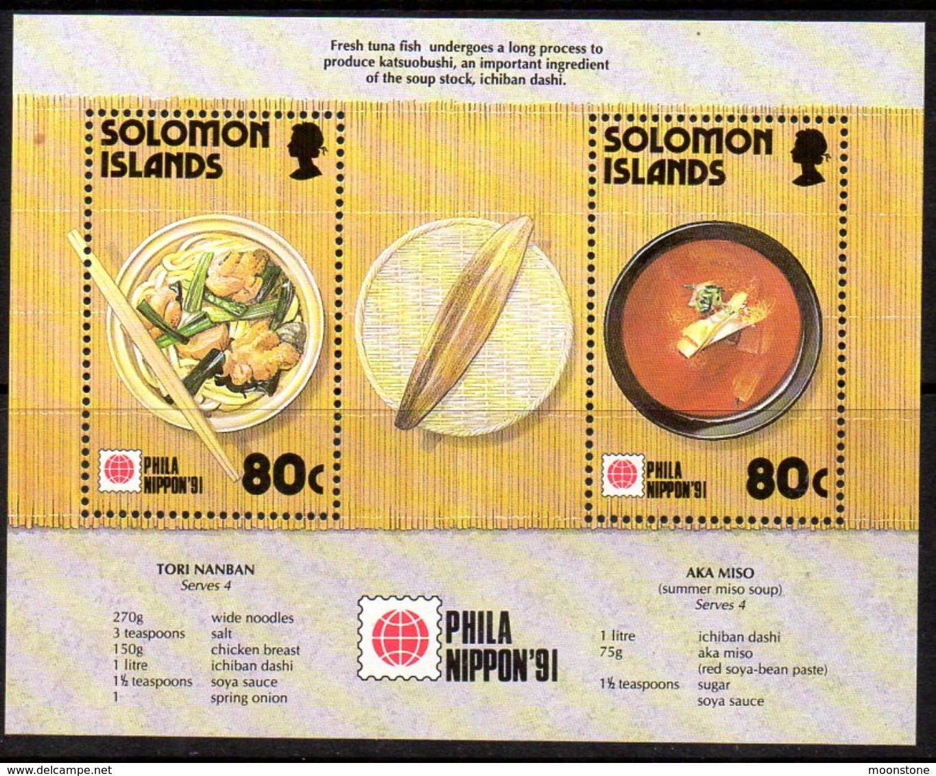 Solomon Islands 1991 Phila Nippon Stamp Exhibition MS, MNH, SG 712 (B) - Solomon Islands (1978-...)