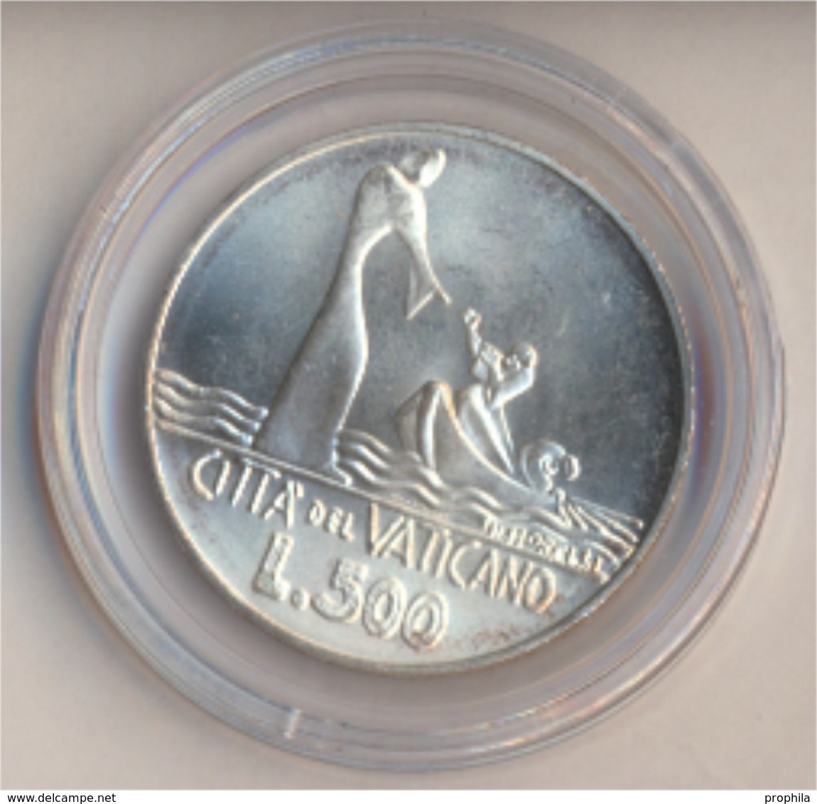 Vatikanstadt KM-Nr. : 139 1978 Stgl./unzirkuliert Silber 1978 500 Lire Jesus Auf Dem Wasser (9157946 - Vatican