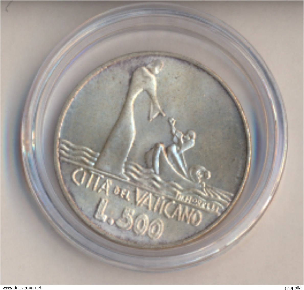 Vatikanstadt KM-Nr. : 139 1978 Stgl./unzirkuliert Silber 1978 500 Lire Jesus Auf Dem Wasser (9157947 - Vaticano (Ciudad Del)