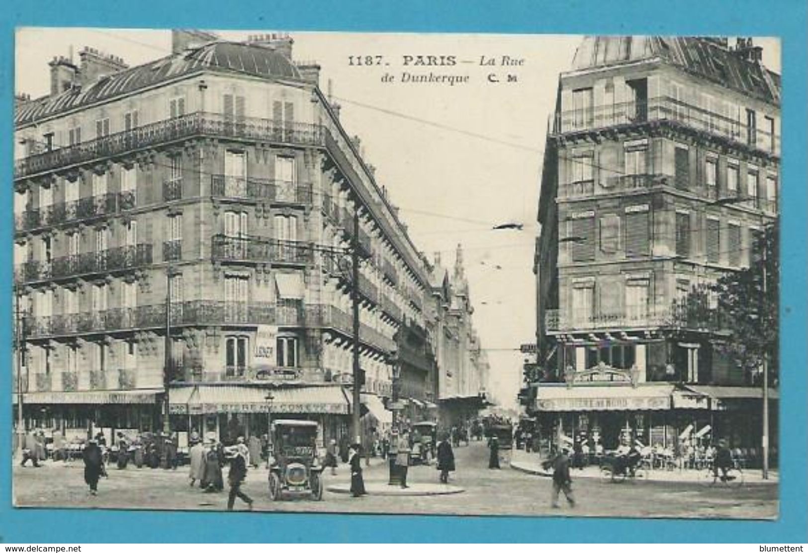 CPA 1187 - Rue De Dunkerque PARIS Edition C.M - Arrondissement: 10