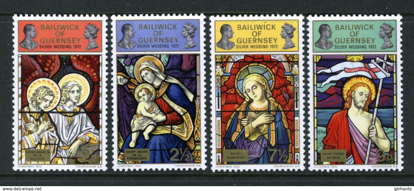 GUERNSEY - 1972 CHRISTMAS (4V) FINE MNH ** - Guernesey