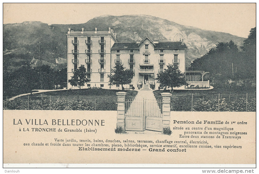38 // LA TRONCHE, Villa Belledonne, Pension De Familles - La Tronche