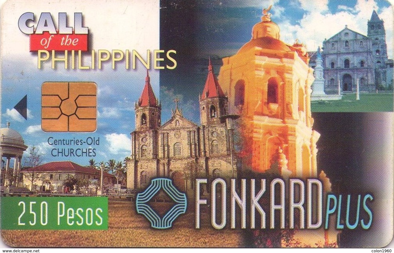 FILIPINAS. PH-PLDT-0003D. Centuries-Old Churches (Exp. 10/31/99). (020). - Filipinas