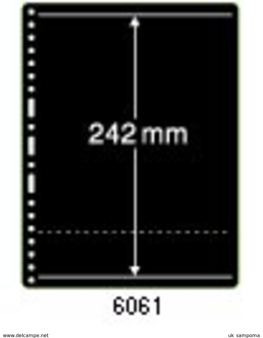 PRINZ Stock Pages 6061 Prinz-System 1 Pocket 242 Mm Height - Blank Pages