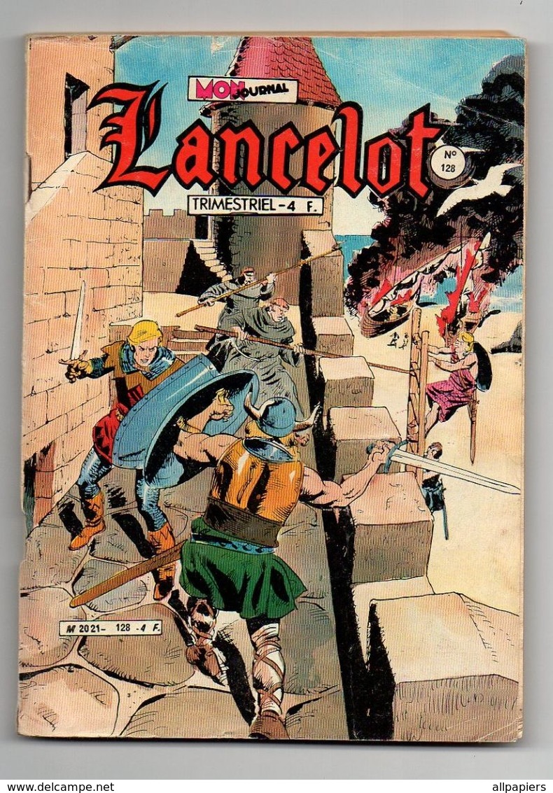 Lancelot N°128 Au Péril De La Mer - Bingo Le Nuage Bleu - Diavolo Corsaire De La Reine - Virgile Poète Des Champs 1981 - Lancelot