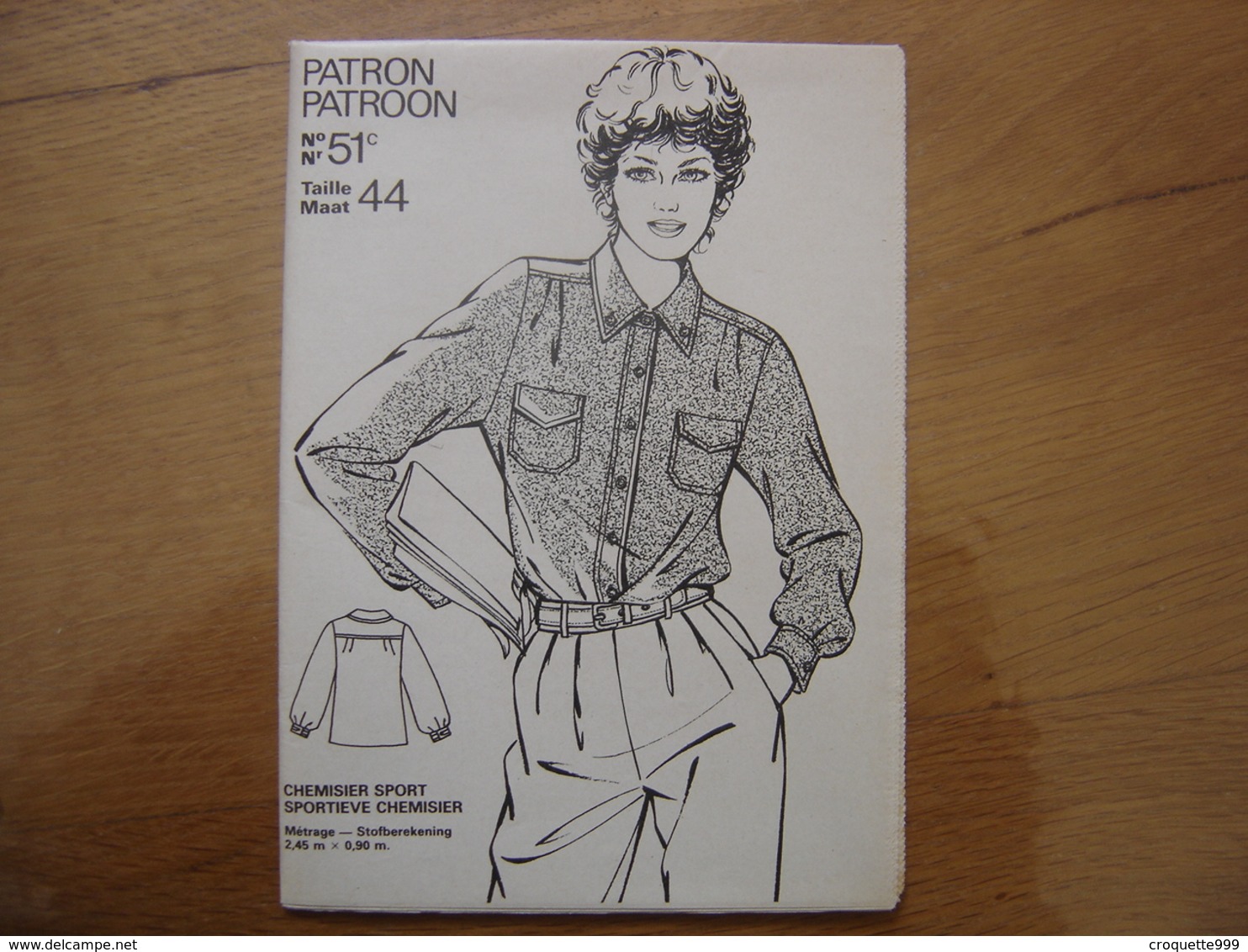 Patron Patroon CHEMISIER SPORT Femmes D'aujourd'hui MODE Vintage - Patrons