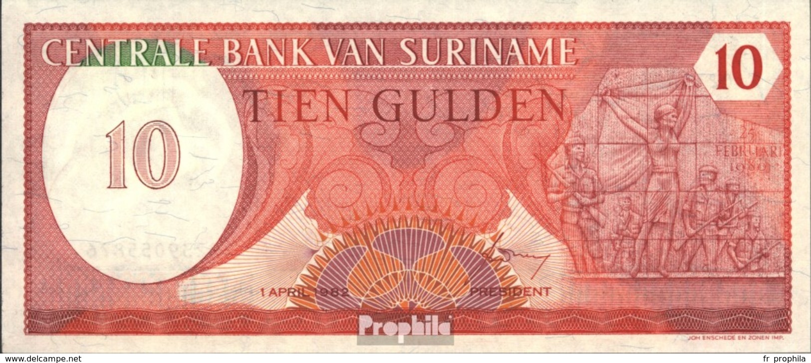 Suriname Pick-no: 126  1982 10 Florins - Surinam