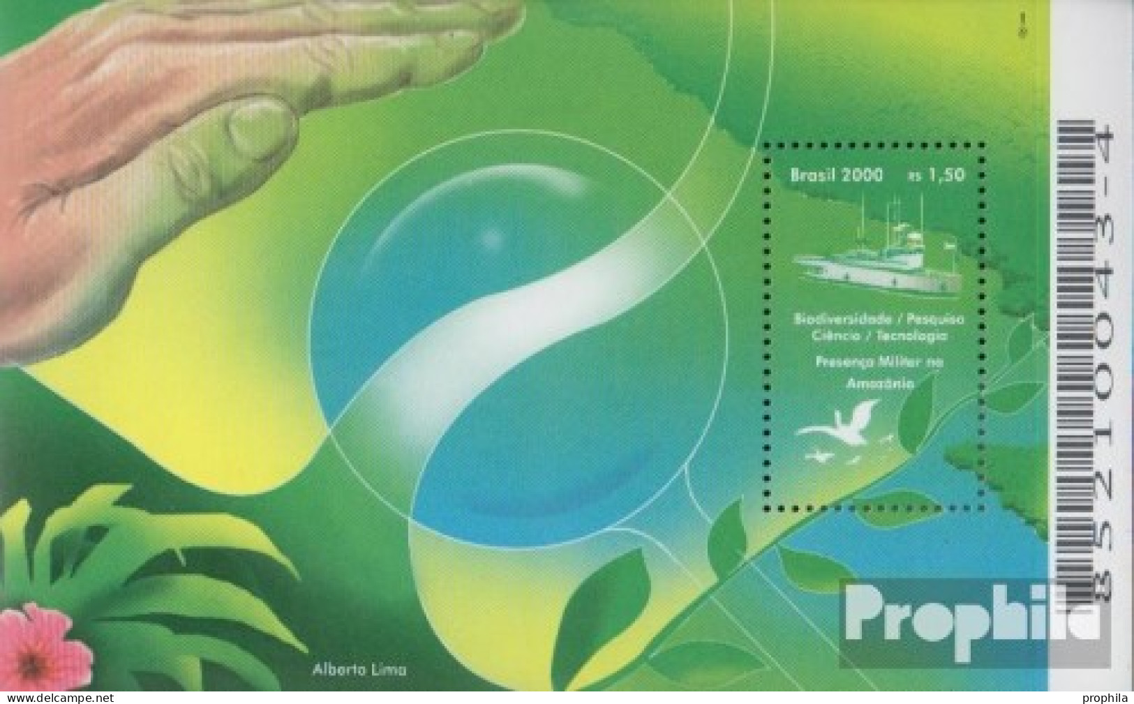 Brasilien Block112 (kompl.Ausg.) Postfrisch 2000 Militärpräsenz Im Amazonasgebiet - Unused Stamps