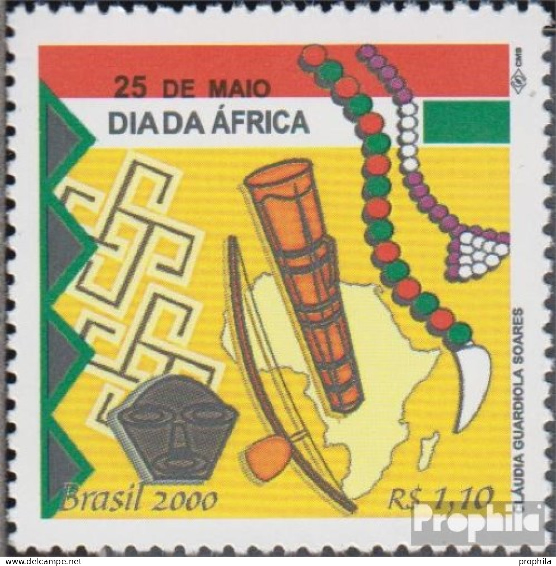 Brasilien 3033 (kompl.Ausg.) Postfrisch 2000 Afrikatag - Neufs