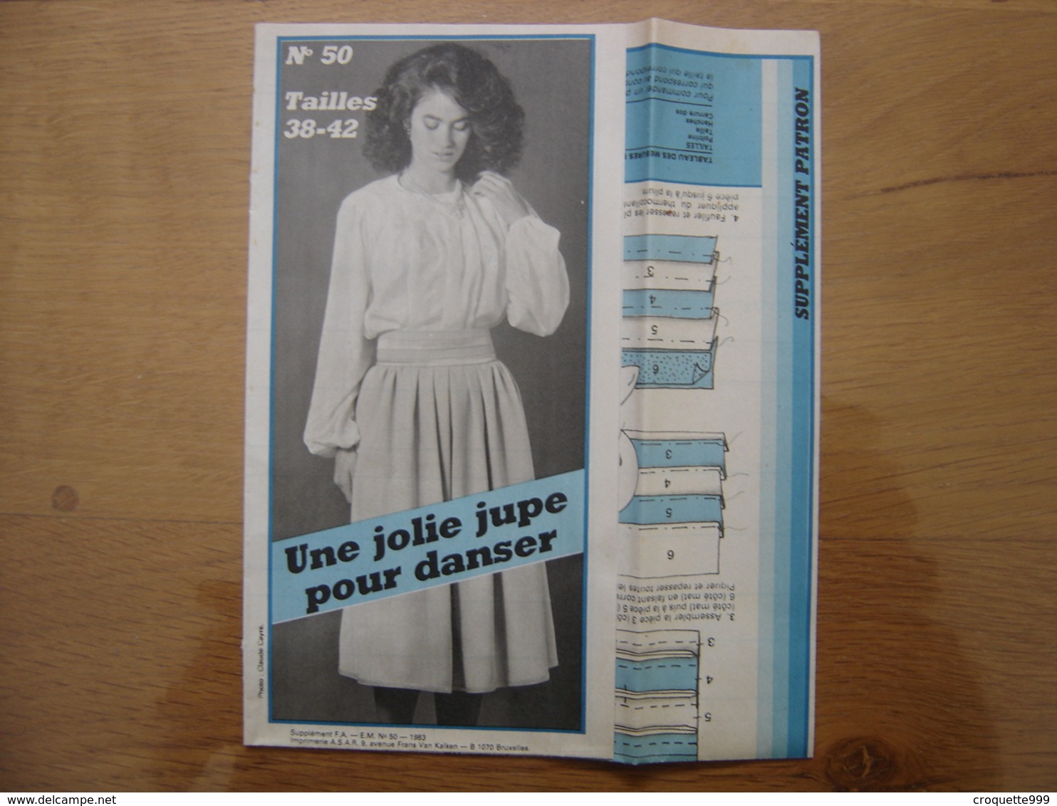 Patron Patroon JUPE POUR DANSER Femmes D'aujourd'hui MODE Vintage - Schnittmuster