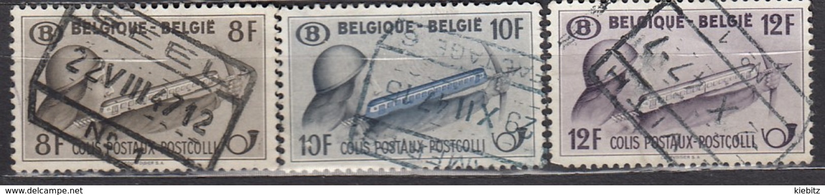 BELGIEN Postpaket 1947 -  MiNr: 21-23 Komplett  Used - Sonstige & Ohne Zuordnung