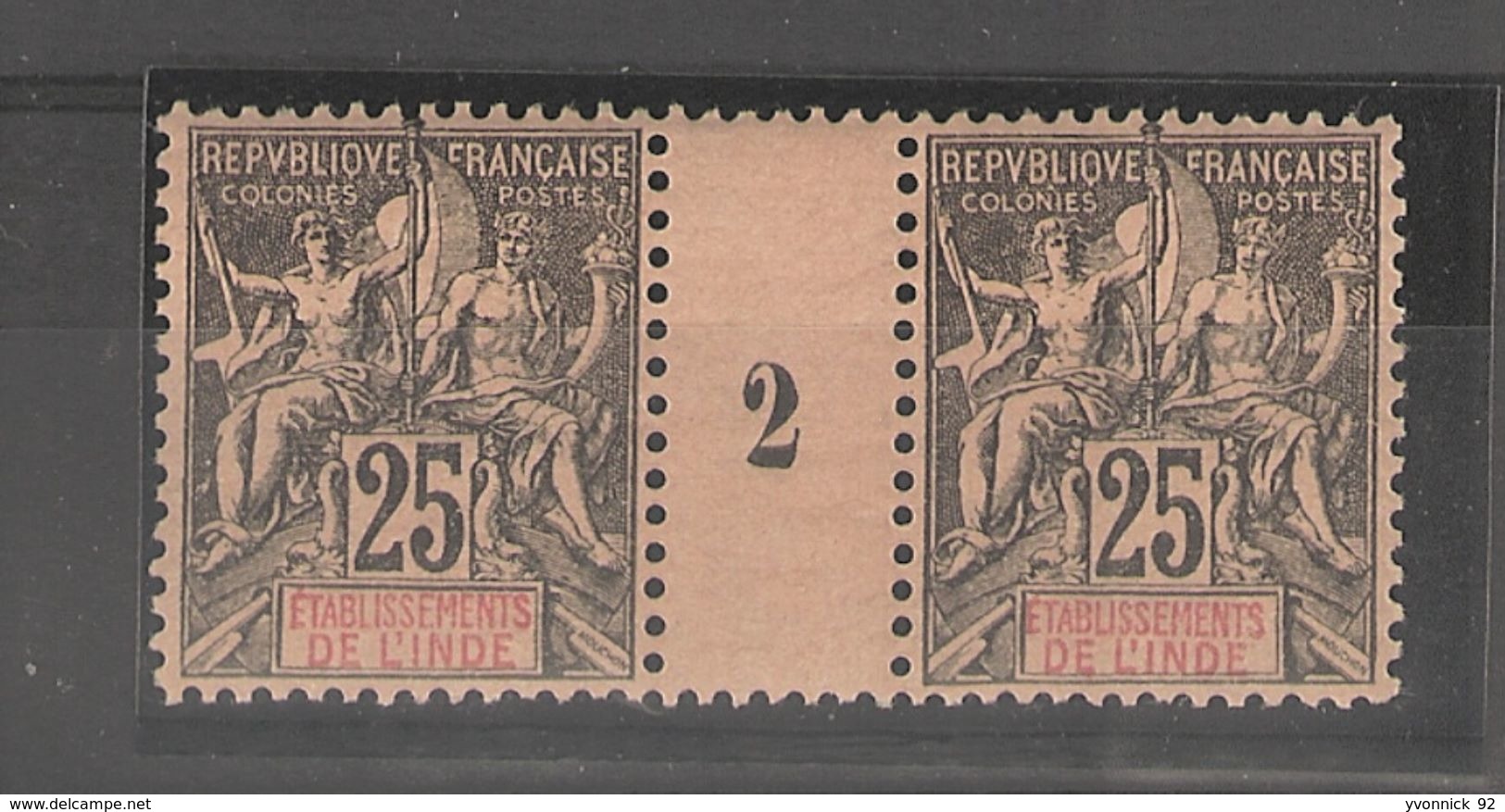 Inde - établissement _  Millésimes (1892 ) N°8 (neuf ) - Unused Stamps