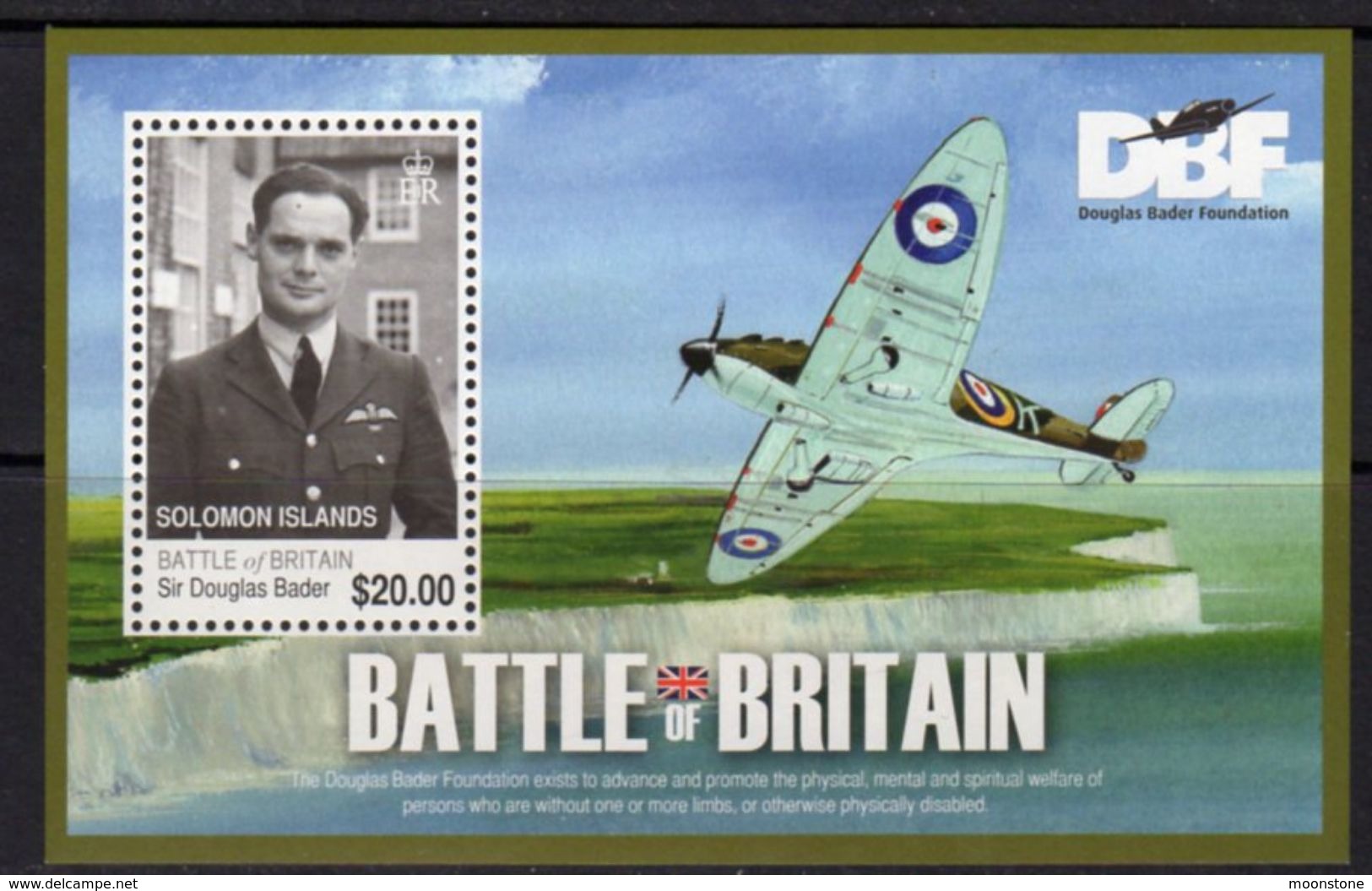 Solomon Islands 2010 70th Anniversary Of Battle Of Britain MS, MNH, SG 1280 (B) - Solomon Islands (1978-...)