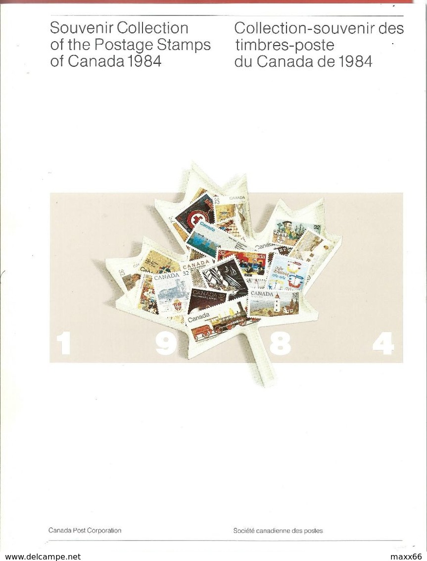 CANADA FOLDER - 1984 Souvenir Collection Of The Postage Stamps Of CANADA - Complete Of STAMPS - Annate Complete