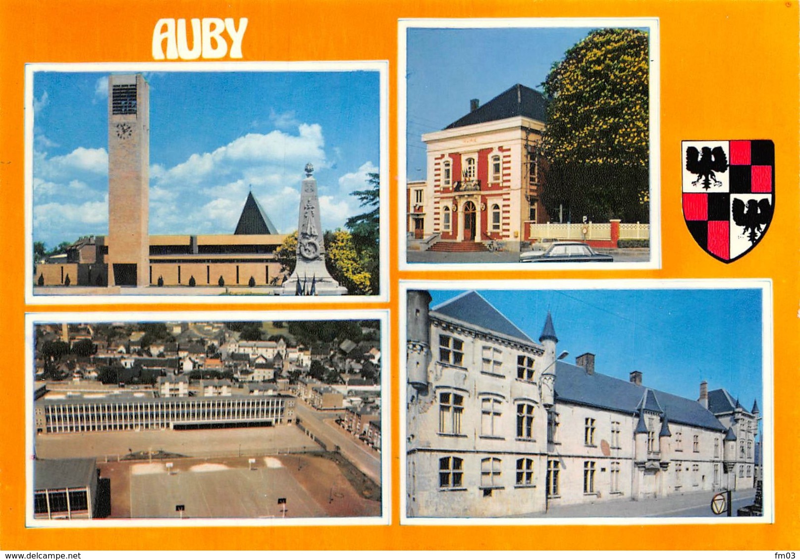 Auby Mairie Monument Aux Morts - Auby